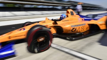 Indy 500, en directo: Libres 3 con Alonso, en vivo