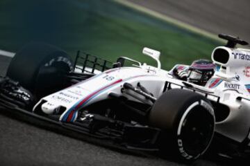 El piloto canadiense Lance Stroll de Williams Martini Racing.