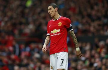 Di María con el Manchester United.