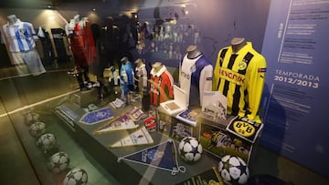 Imagen del museo del Málaga CF, que cumple diez años.