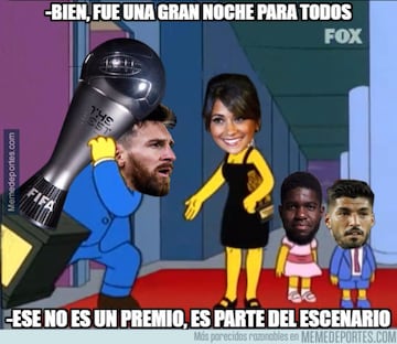 Los memes más divertidos de los premios 'The Best 2017'