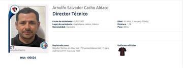 El actual entrenador de los Zorros estuvo también a cargo de la Sub15 de Toluca y posteriormente llegó a la escuadra rojinegra para hacerse cargo de equipos de tercera división
