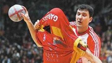 <b>ACIERTO PLENO. </b>Mateo Garralda fue una amenaza constante para la portería croata.