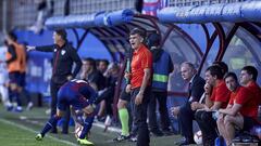 Jos&eacute; Luis Mendilibar durante el derbi ante el Athletic
