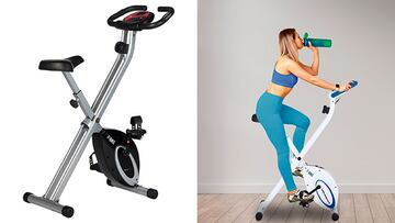 Bicicleta para entrenar en casa.