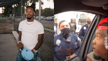 El rapero Offset retransmite en directo por Instagram su detención policial