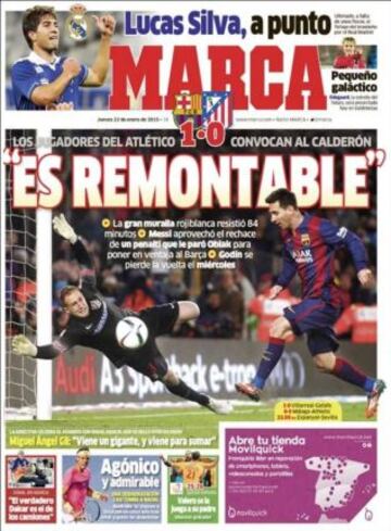 Portadas de la prensa deportiva