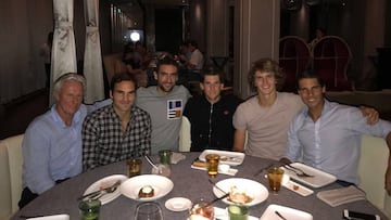 Nadal y Federer, de cena en Shanghai por la Laver Cup