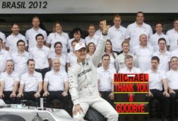 2012. Michael Schumacher deja Mercedes y la F1.