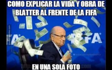 Los memes del 'billetazo' de Blatter