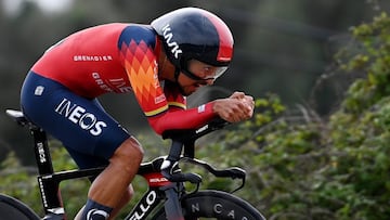 Daniel Felipe Martínez en la CRI de la Vuelta al Algarve. Termina campeón de la carrera portuguesa