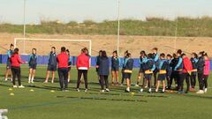 Jugadoras del Sporting de Huelva. 