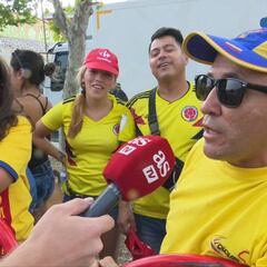 Colombianos respaldan a los escarabajos en La Vuelta