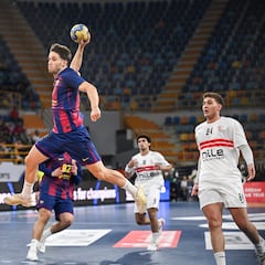 Dani Fernández, picado con Barrufet: 17 goles al Zamalek