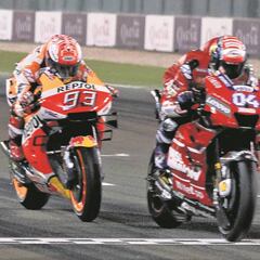 Dovizioso repite sobre Márquez la victoria de la última curva