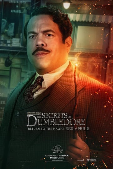 Jacob Kowalski, un muggle envuelto en líos de magos.