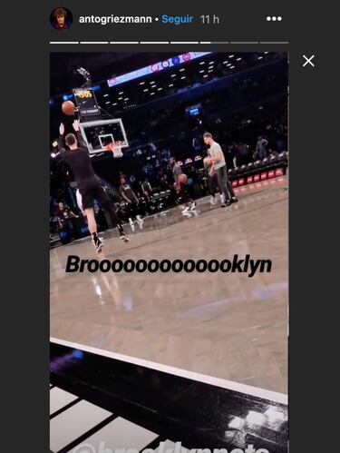 With no 'Clásico', Griezmann pops over to NY for NBA game