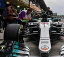 Hamilton se quedó con los mejores tiempos en Interlagos