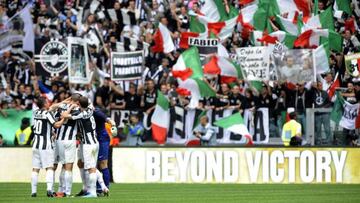 La Juventus celebr&oacute; el t&iacute;tulo ante su p&uacute;blico.