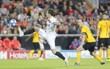 Santi Mina puso el 2-1 en el marcador.