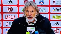 Gareca se sentó en la conferencia de prensa después de su salida y esto dijo