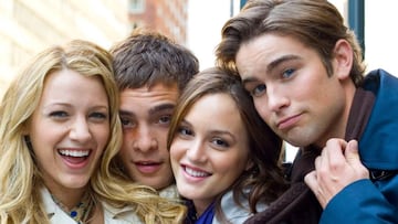 Blake Lively, Ed Westwick, Leighton Meester y Chace Crawford.