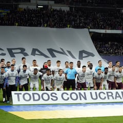 El Bernabéu se viste de ucranio
