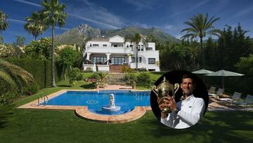 Las viviendas de Nadal, Djokovic y Federer