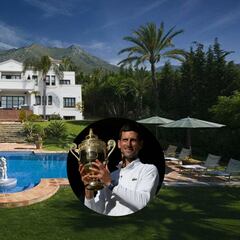 Las viviendas de Nadal, Djokovic y Federer