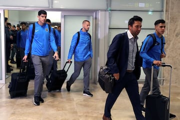 Boca Juniors ya está en Madrid. El equipo de Guillermo Barros Schelotto entrenará en las instalaciones de la Real Federación de Fútbol en Las Rozas. 