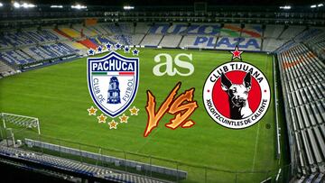 Pachuca-Xolos de Tijuana en vivo online: Copa MX, Cuartos de Final