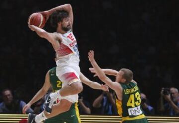 Sergio Llull y Lukas Lekavicius.