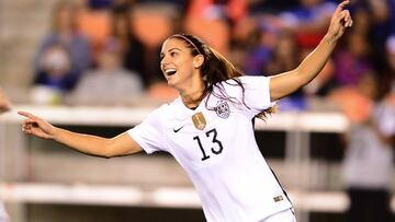 La delantera perforó la red este jueves por la noche, en duelo amistoso entre la Selección Femenil de Estados Unidos y Australia; se une a un selecto grupo