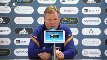 Koeman: "Tenemos esperanzas de que juegue Messi"