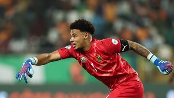 Williams celebra el pase a semifinales de Sudáfrica tras la tanda de penaltis.