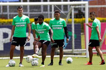 Imágenes del entrenamiento de Atlético Nacional previo al partido ante Bucaramanga