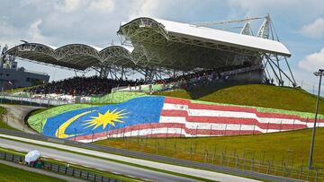 El circuito de Sepang en Malasia.