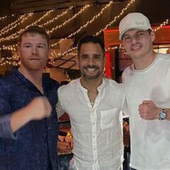 Canelo Álvarez y Max Verstappen coincidieron en Miami