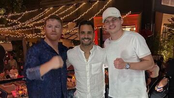 Canelo Álvarez y Max Verstappen coincidieron en Miami