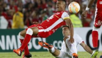 Morelo será titular con Santa Fe ante Luqueño.