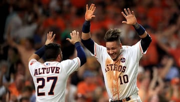 El jugador de los Astros de Houston fue suspendido para la próxima temporada tras gesto racista contra el pitcher de los Dodgers, Yu Darvish.
