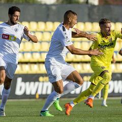 Gerard se estrena con gol en la vuelta al fútbol de Santi Cazorla