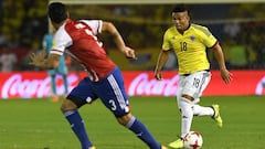 En imágenes la derrota de Colombia ante Paraguay
