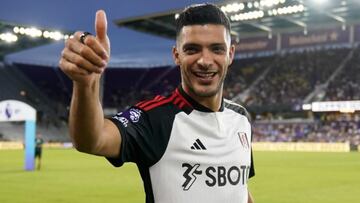 Raúl Jiménez anotó su primer gol con Fulham