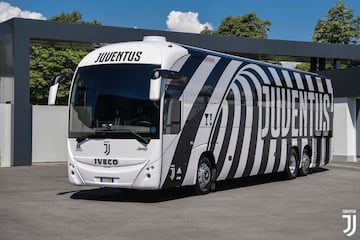 Nuevo autobús de la Juventus para la temporada 2018-2019.