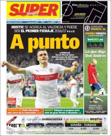 Portadas de la prensa mundial
