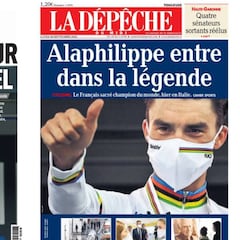 El mundo se rinde a Alaphilippe tras ganar el Mundial