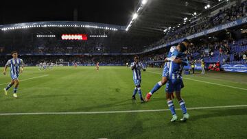 Partido Deportivo de La Coru&ntilde;a -  Celta de Vigo B. gol quiles, miku