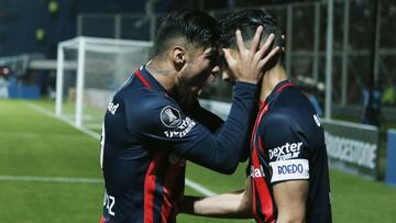 Buenos Aires, 13 Septiembre 2017
Copa Libertadores America 2017
San Lorenzo vs Lanus por los cuartos de final, en el Estadio Nuevo Gasometro.
Nicolas Blandi de San Lorenzo Festejos de Gol
Foto Ortiz Gustavo