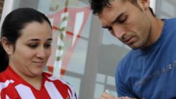 <b>MOTIVADO. </b>Barral será la referencia atacante del Sporting en un partido en el que quiere ayudar con algún gol.